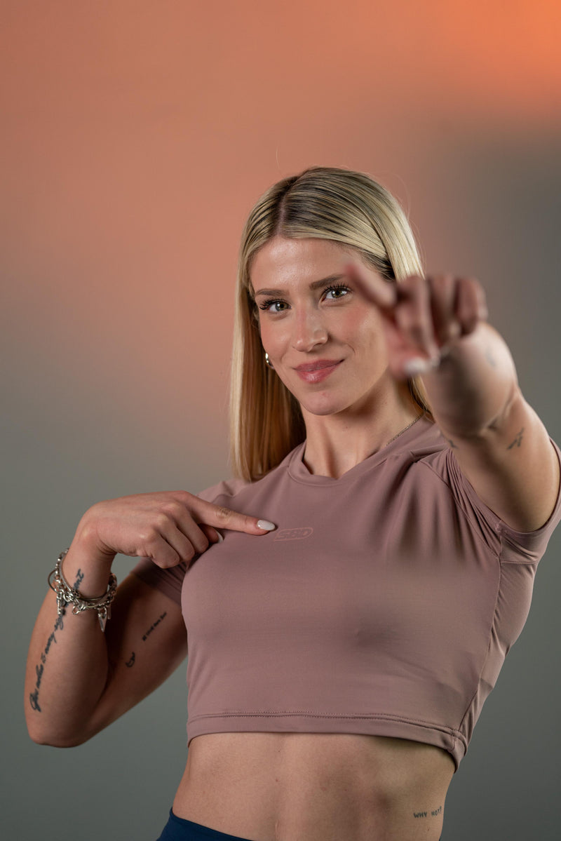 Carica immagine in Galleria Viewer, Training Crop Top Serenity - Donna