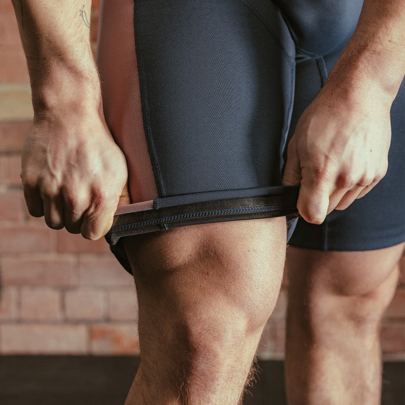 Carica immagine in Galleria Viewer, Singlet Navy Weightlifting Serenity - Uomo