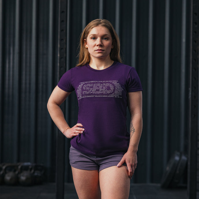 Apparel T-shirt Edizione Limitata Aspire – Viola